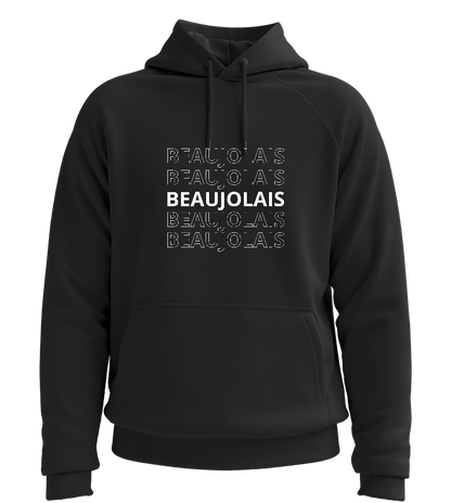 Beaujolais Design - Comfort unisex hoodie_BLACK_front