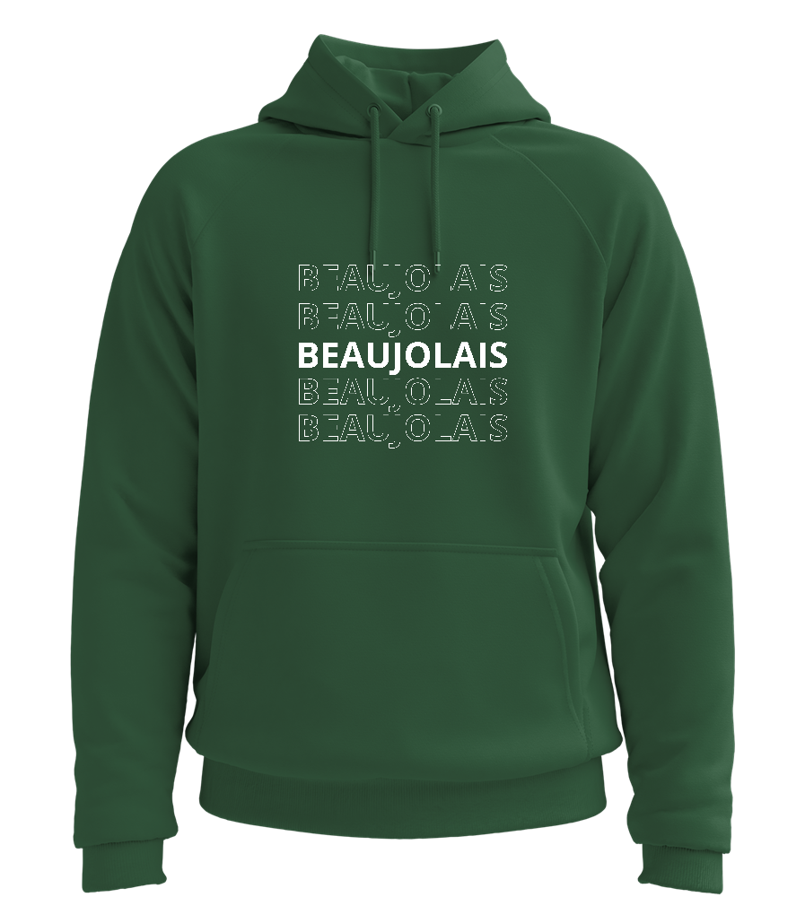 Beaujolais Design - Comfort unisex hoodie_GREEN BOTTLE_front