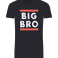 Big Bro Text Design - Basic Unisex T-Shirt_FRENCH NAVY_front