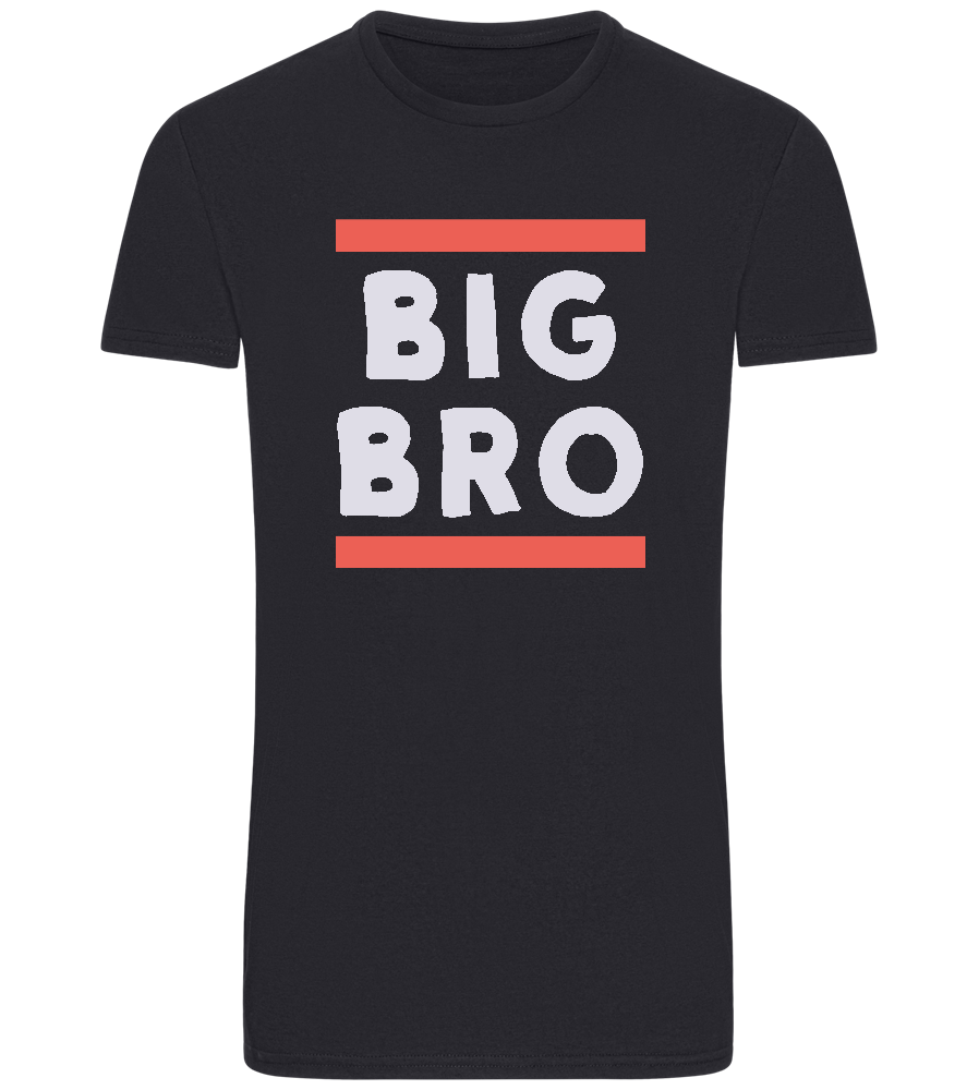 Big Bro Text Design - Basic Unisex T-Shirt_FRENCH NAVY_front