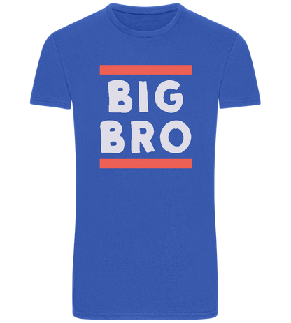 Big Bro Text Design - Basic Unisex T-Shirt_ROYAL_front