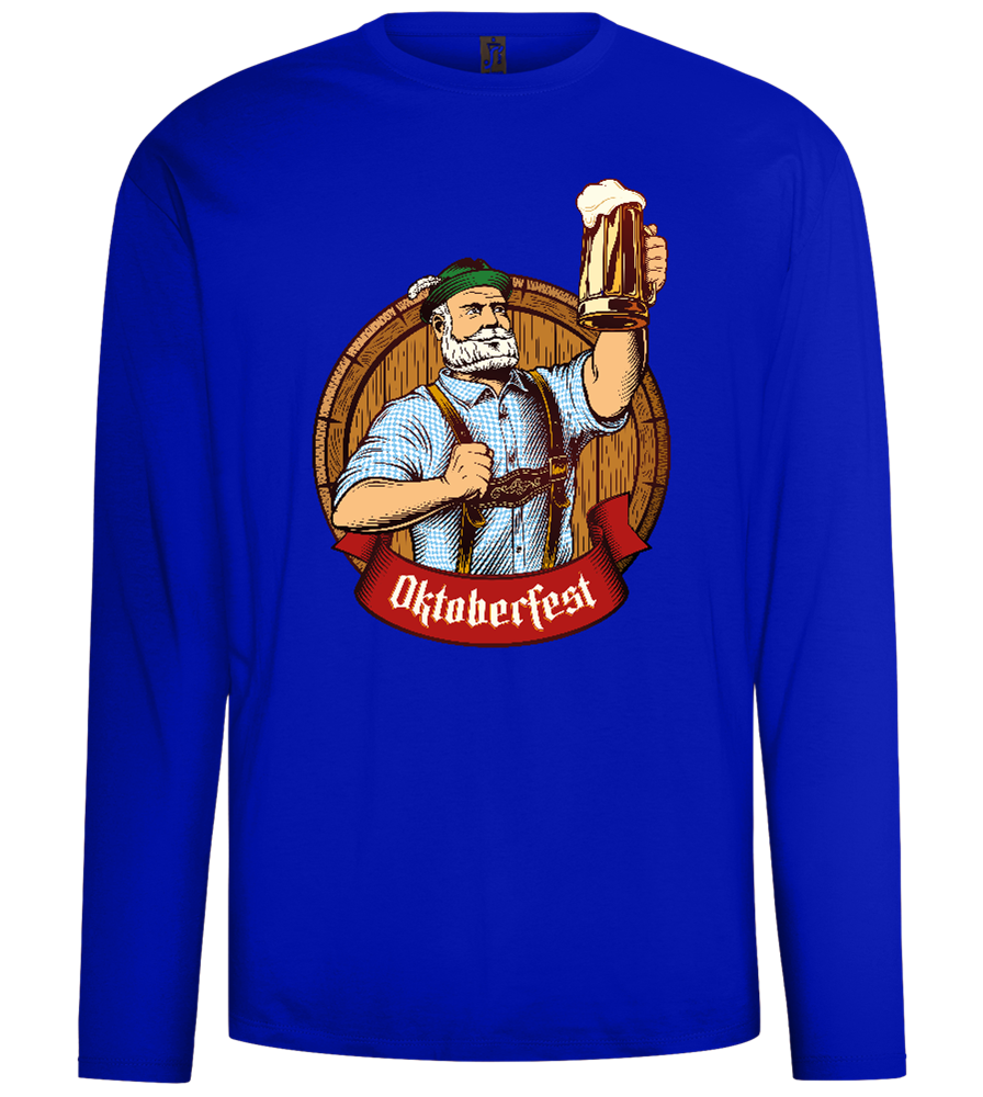 Oktoberfest Man Design - Comfort men's long sleeve t-shirt_OVERSEAS_front