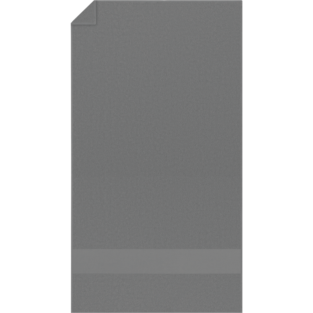 Organic Cotton Towel 50x30cm_GREY_front
