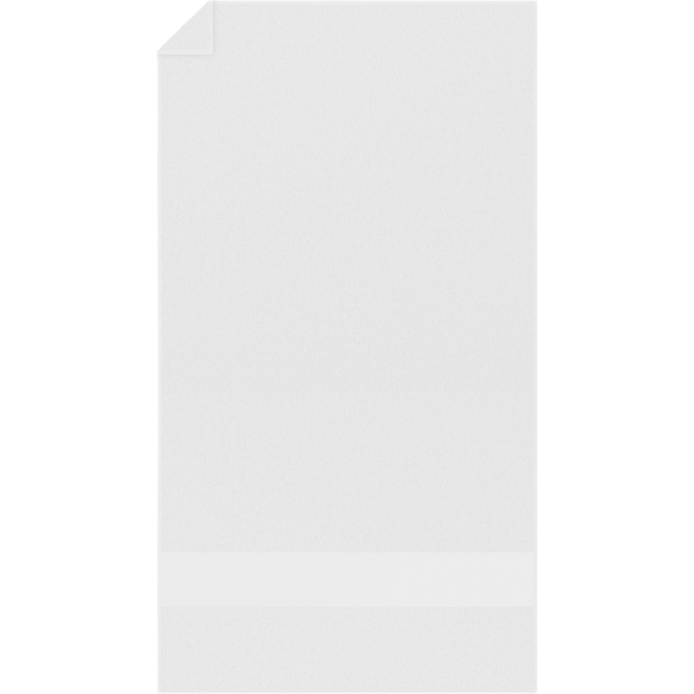 Organic Cotton Towel 50x30cm_WHITE_front