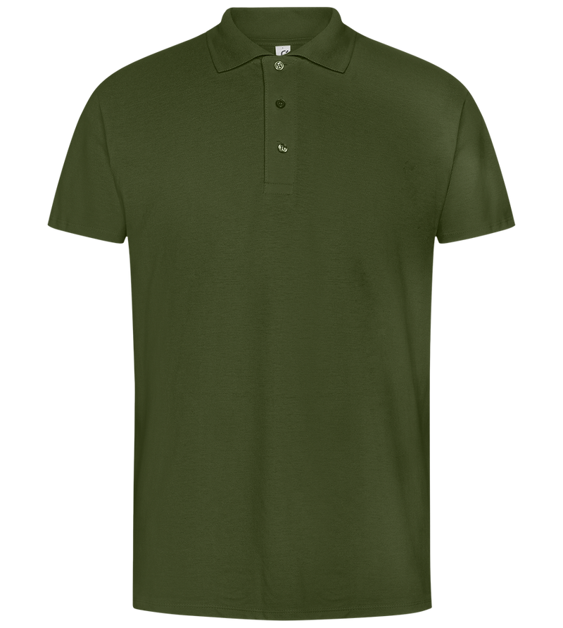 Comfort men´s summer polo shirt_ARMY_front