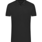 Comfort men´s summer polo shirt_BLACK_front