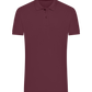 Comfort men´s summer polo shirt_BORDEAUX_front