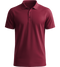 Basic men´s summer polo shirt_BORDEAUX_front