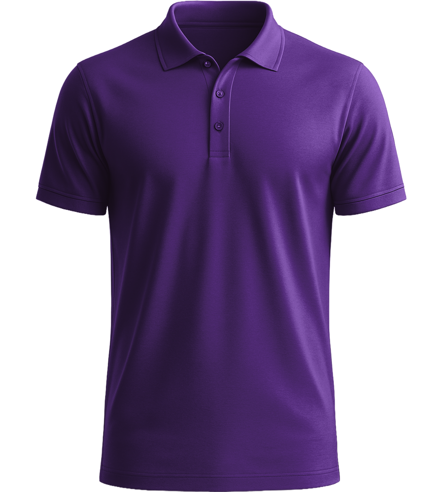 Comfort men´s summer polo shirt_DARK PURPLE_front