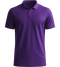 Basic men´s summer polo shirt_DARK PURPLE_front