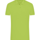 Comfort men´s summer polo shirt_GREEN APPLE_front