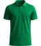 Basic men´s summer polo shirt_MEADOW GREEN_front