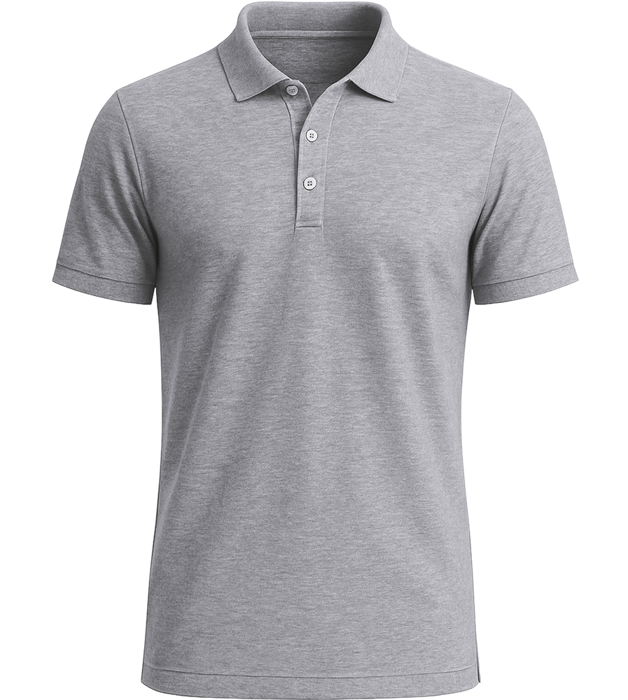 Comfort men´s summer polo shirt_ORION GREY II_front
