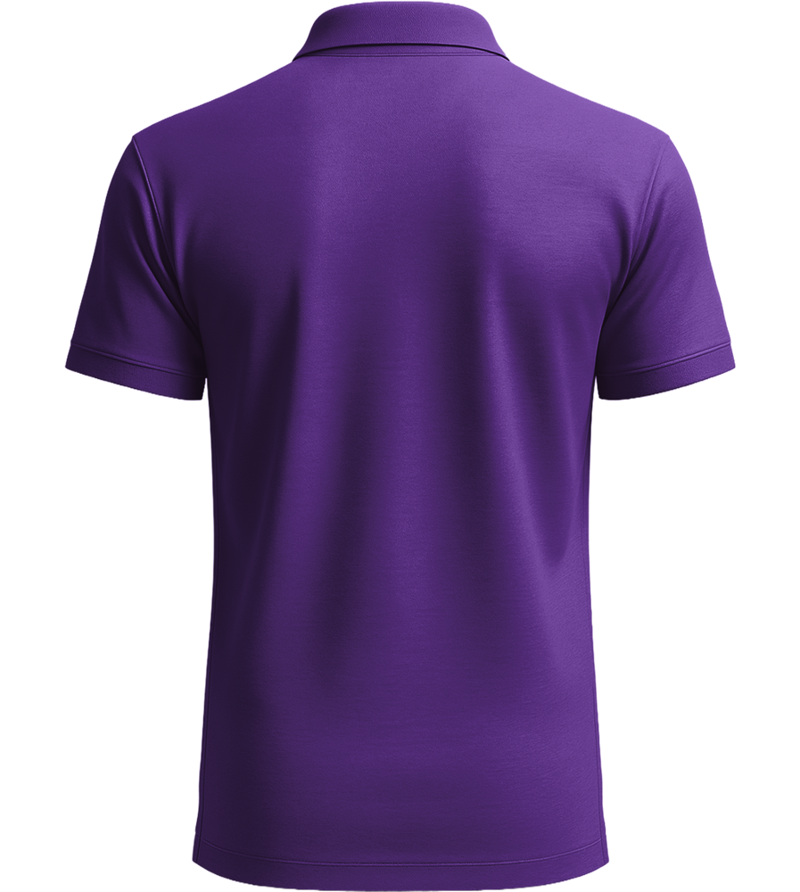 Comfort men´s summer polo shirt_DARK PURPLE_back