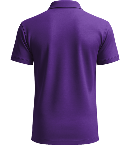 Comfort men´s summer polo shirt_DARK PURPLE_back
