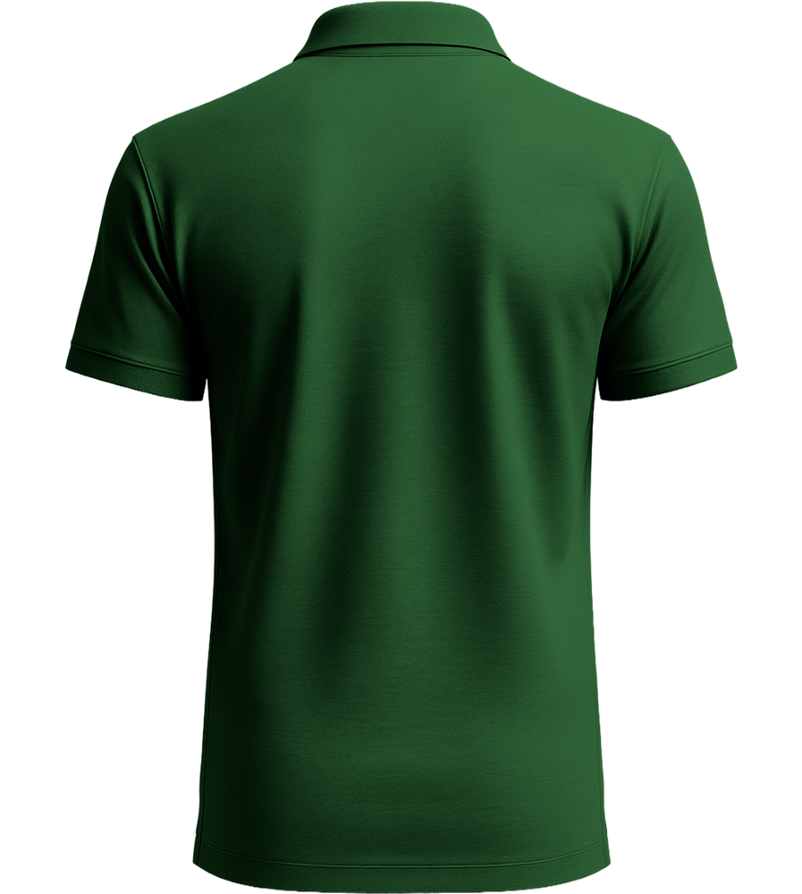 Comfort men´s summer polo shirt_GOLF GREEN_back