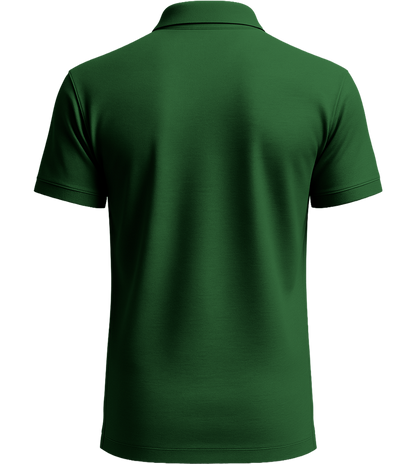 Comfort men´s summer polo shirt_GOLF GREEN_back