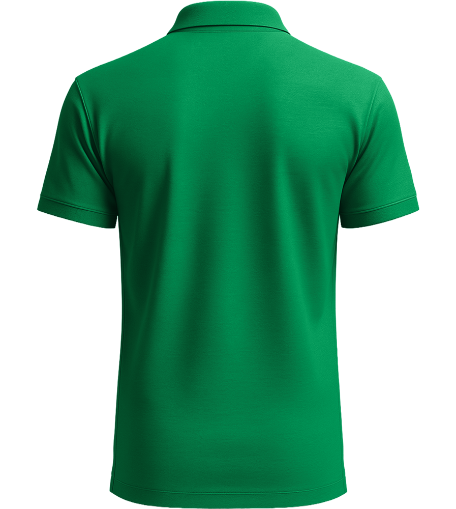 Comfort men´s summer polo shirt_MEADOW GREEN_back