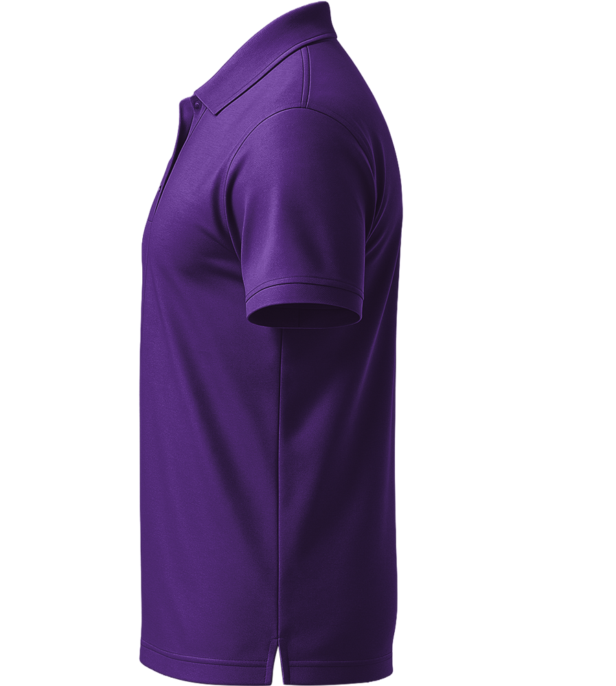 Comfort men´s summer polo shirt_DARK PURPLE_left