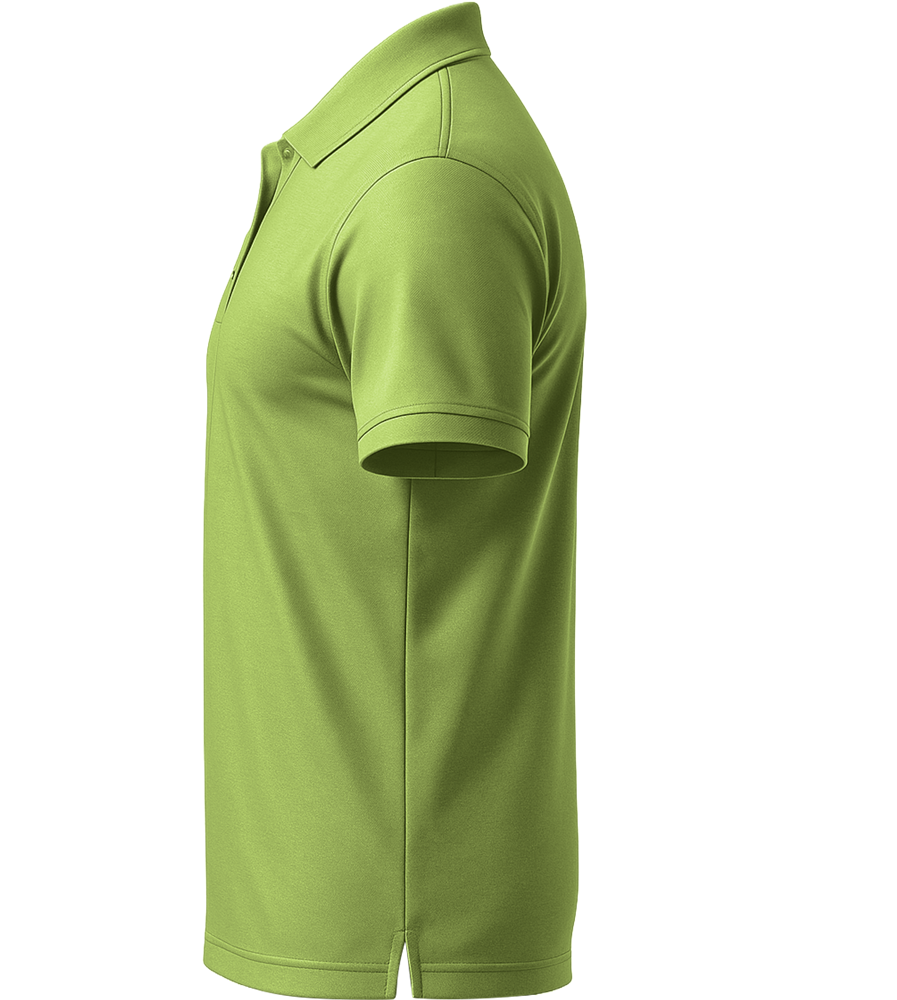 Comfort men´s summer polo shirt_GREEN APPLE_left