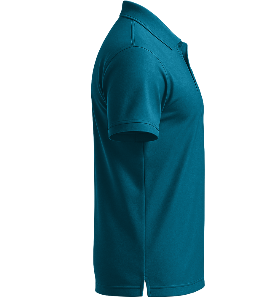 Comfort men´s summer polo shirt_BLUE DUCK_right