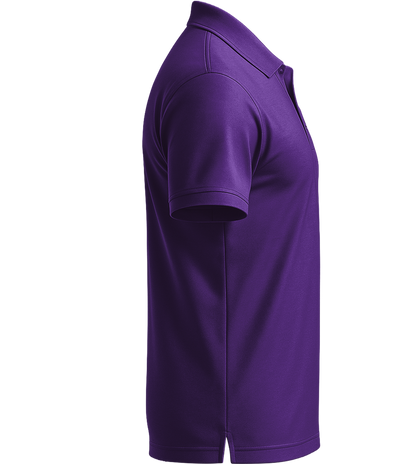 Comfort men´s summer polo shirt_DARK PURPLE_right