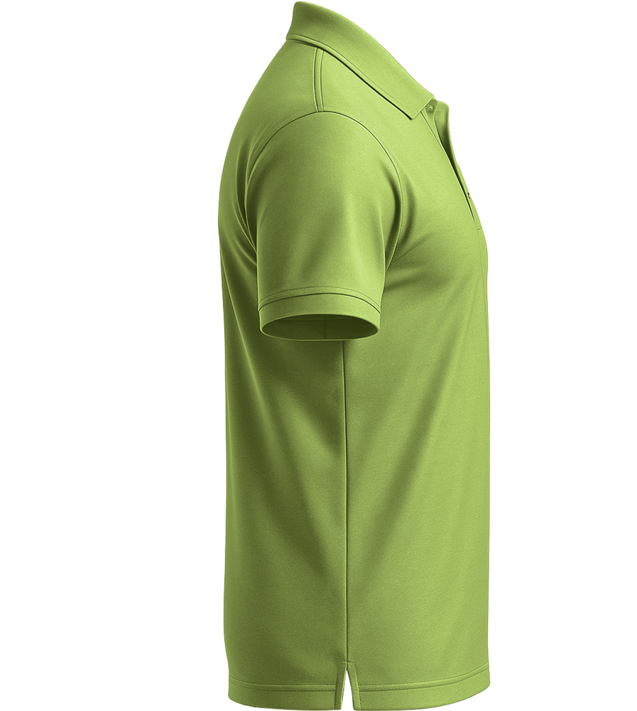 Comfort men´s summer polo shirt_GREEN APPLE_right