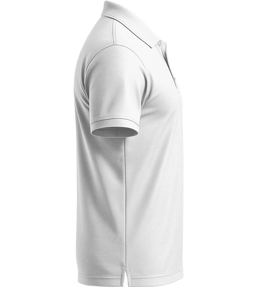 Basic men´s summer polo shirt_WHITE_right