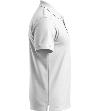 Basic men´s summer polo shirt_WHITE_right