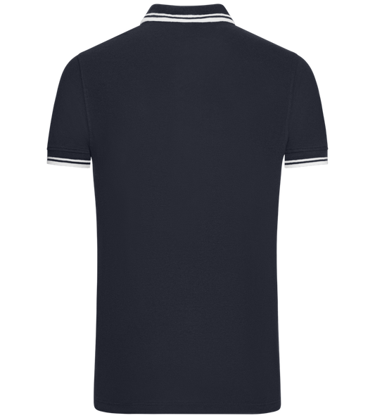 Comfort Women´s contrast polo shirt_FRENCH NAVY/B_back