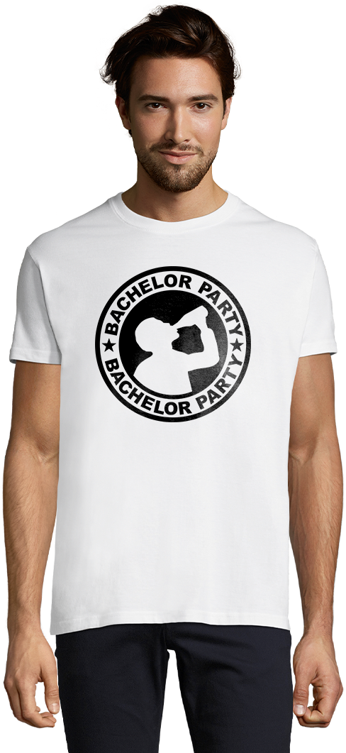 Bachelor Party Emblem Design - Premium men's t-shirt