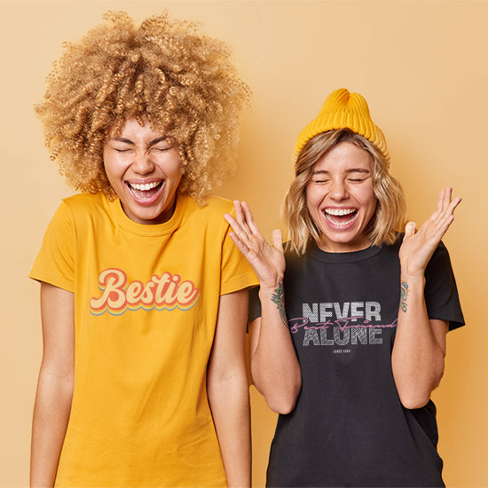 Personalized clothing with  best friends designs