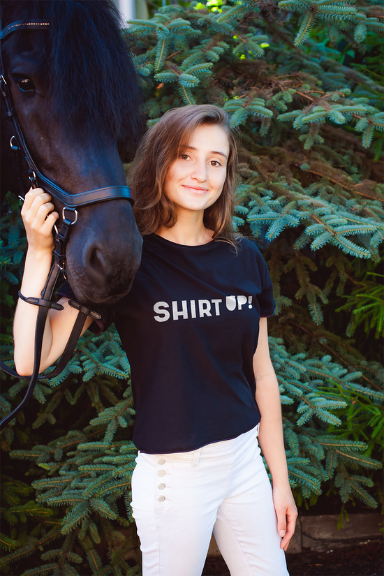 T-Shirts und Kleidung mit Pferdemotiven
