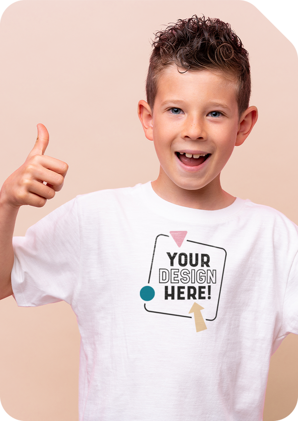 Design personalized clothing for kids with ShirtUp!