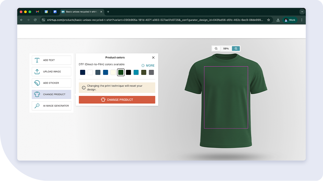 Learn how to use ShirtUp!’s online editor step by step and customize your products in minutes
