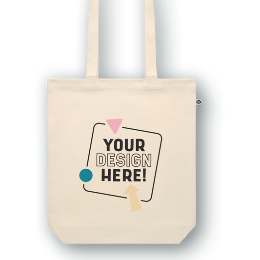 Premium organic canvas shopping bag