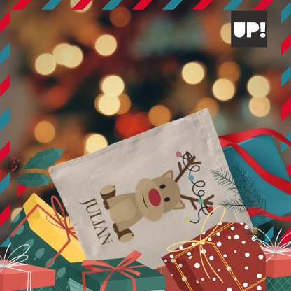Diseña bolsas de tela personalizadas para regalar con ShirtUp! y sorprende a todos estas Navidades.