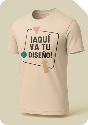 Personaliza camisetas de hombre con tus propios diseños, logos, fotos y texto con ShirtUp!