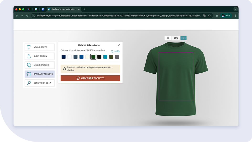 Aprende a utilizar el editor online de ShirtUp! paso a paso y personaliza tus productos en minutos