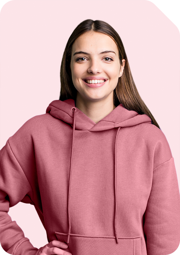 Diseña tu propia camiseta, sudadera o polo para mujer de la mejor calidad con ShirtUp!.