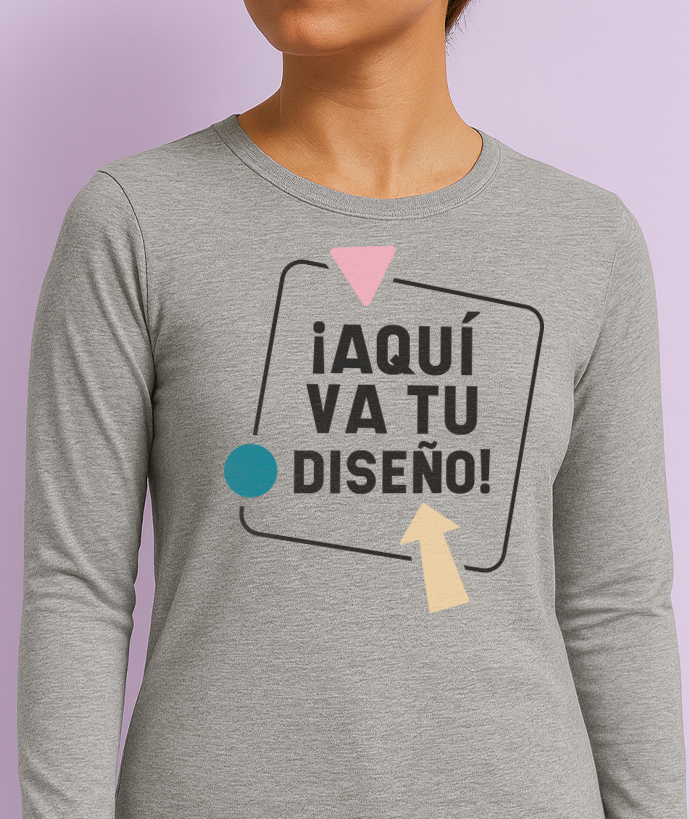 Camisetas de manga larga para mujer personalizadas de ShirtUp!