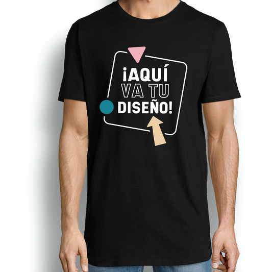 Camiseta hombre personalizada - Corte largo - COMFORT