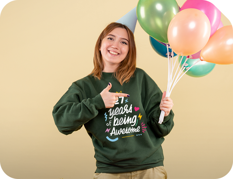 Personaliza regalos con diseños de cumpleaños