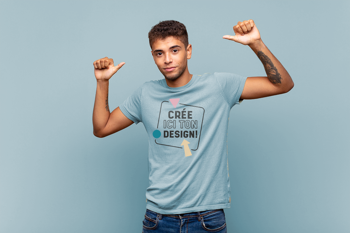 Vetement personnalise homme avec ton propre design ShirtUp