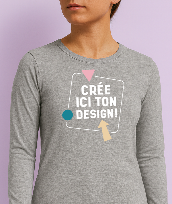 T-shirts manches longues personnalisés femme