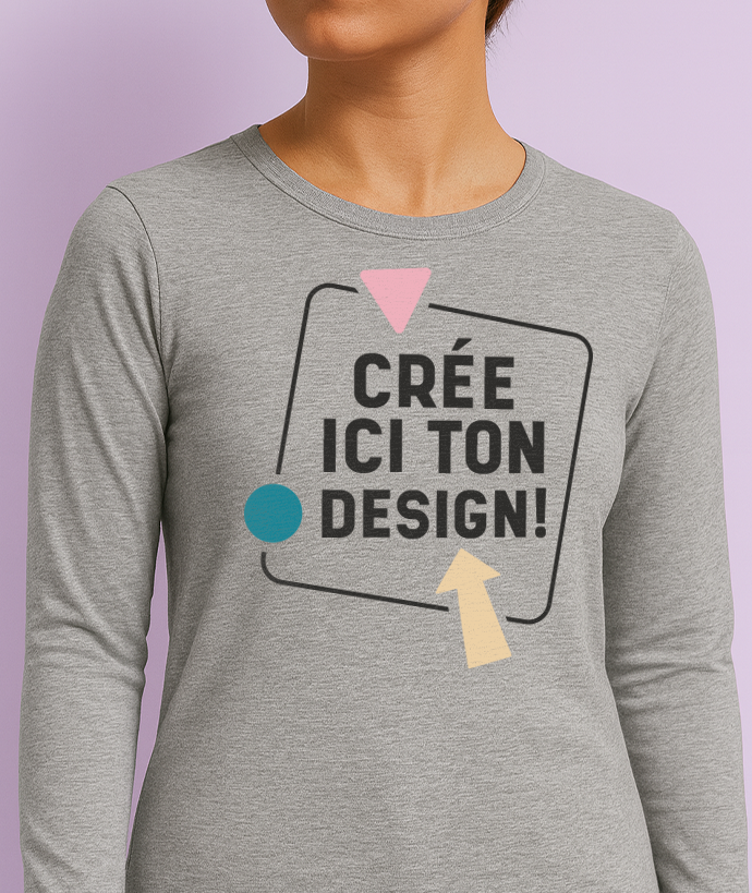 T-shirts manches longues personnalisés femme