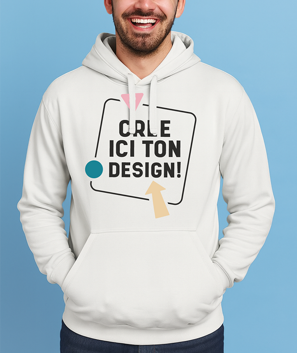 Sweat capuche homme personnalisé