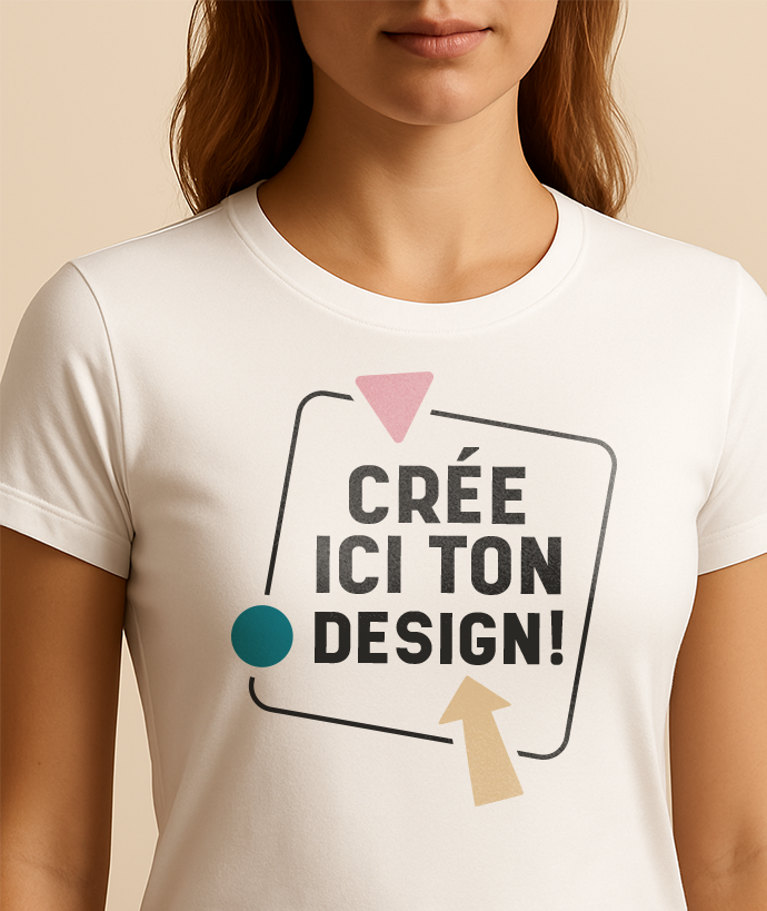 Personnaliser un tee shirt femme
