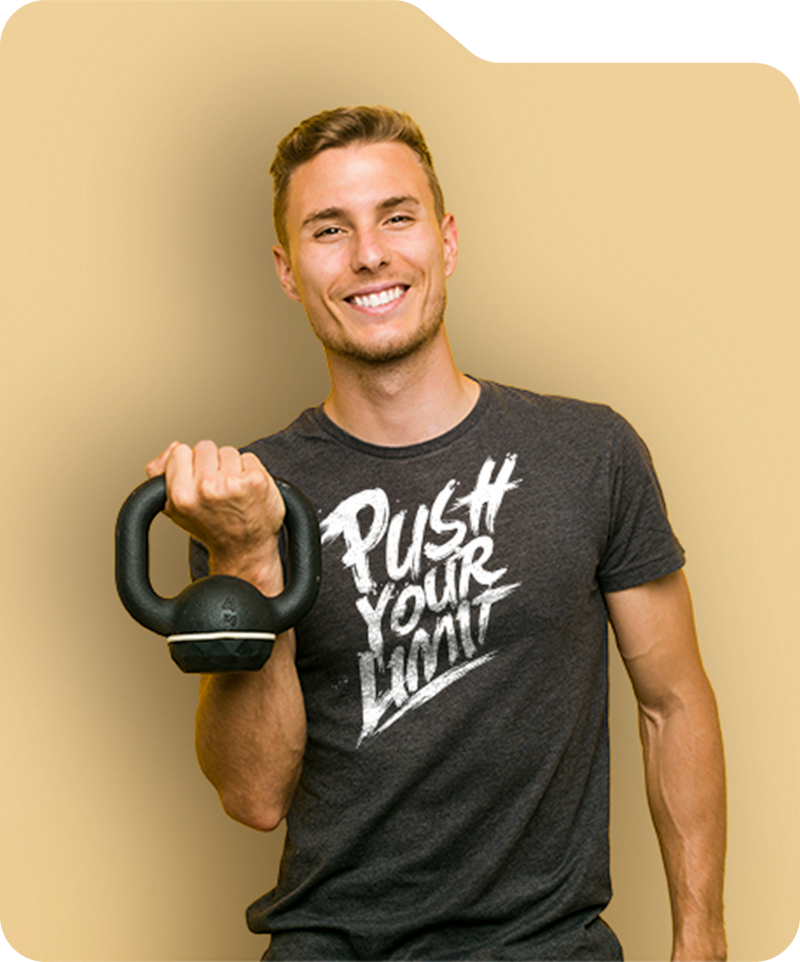 Personnalise un t-shirt musculation ou d'autres vêtements de musculation