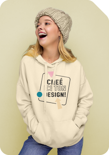 Crée ton propre hoodie personnalisé chez ShirtUp!